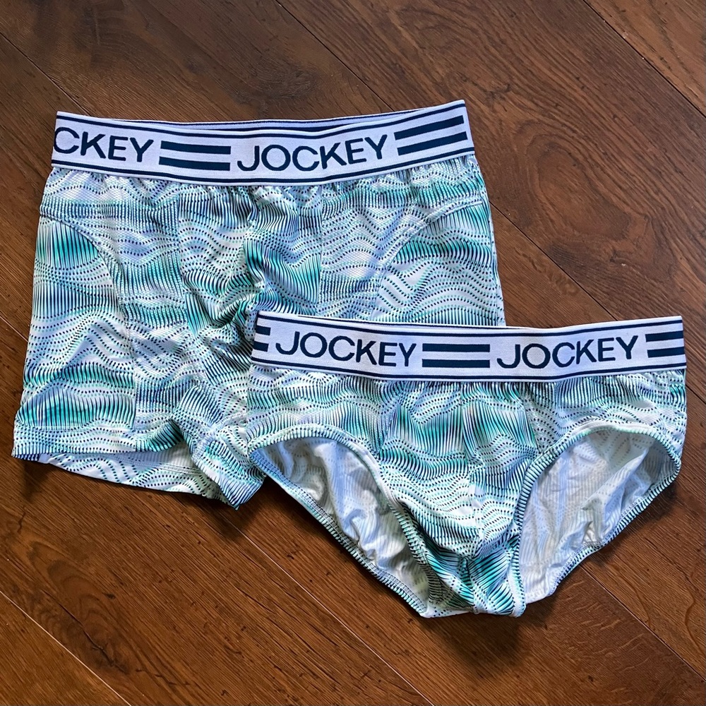 Jockey Sport Microfiber Briefs and Trunks - 2 pairs